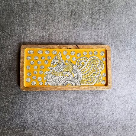 Handcrafted Mango Wood Hand Painted Serving Tray